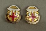 DUI DI Crest Dwight D. Eisenhower Medical Cen Pair