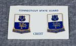 DUI DI Connecticut State Guard Crest Pair