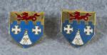 DUI DI Crest 12th Infantry Regiment Pair Japan