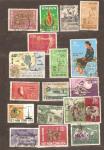 South Vietnamese Postage Stamps Lot of 36