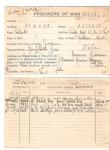 WWII Italian POW Form Record 1942 El Alamein