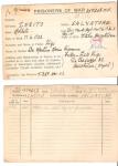 WWII Italian POW Form Record 1942 El Alamein