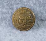 Spanish Infantry Uniform Button SpanAm War