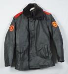 Soviet Russian USSR Leather Commandant's Jacket