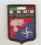 UN United Nations MSU Rgt Headquarters Patch