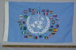 UN United Nations Multi National Banner Flag