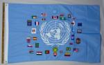 UN United Nations Multi National Flag