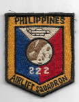 Philippine Air Force Patch 222nd Airlift Squadron