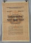 WWI Austrian 5000 Kronen War Bond Loan