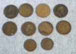 British Penny Lot of 10