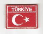 Turkish Flag Sleeve Insignia Patch