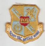 USAF 501st Tactical Missile Wing Flight Patch
