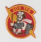 USAF Patch 303rd Tactical Fighter Squadron 