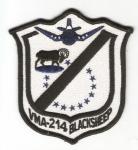 Marine USMC VMA 214 Black Sheep Squadron Patch