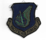 USAF Patch Pacific Air Forces Subdued