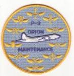 USN Patch P-3 Orion Maintenance