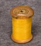 WWII German Spool of Thread LW Yellow