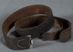 WWII German Army Leather Equipment Belt