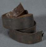 WWII German Army Leather Equipment Belt