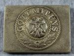 German Reichswehr Gott Mit Uns Belt Buckle