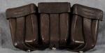 WWII German K98 Three Pocket Ammo Pouch