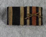 WWI two Place Ribbon Bar Iron Cross 