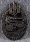 Panzer Assault Badge Bronze Reproduction