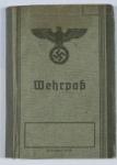 German Wehrpass Document