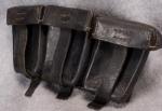 WWII German K98 Three Pocket Ammo Pouch