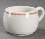 WWII German RAD Mess Hall Coffee Mug Orange Rim