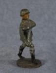 WWII German Soldier Flag Bearer Elastolin