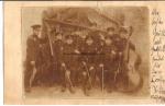 WWI Photo Postcard German Band