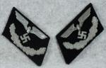 German Reichsbahn Officialâ€™s Collar Tabs Pair