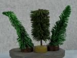 German Toy Soldier Pine Tree Lot of 3