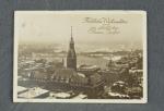 German New Year Hamburg Postcard Sent to USA 1932