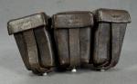 WWII German K98 Three Pocket Ammo Pouch 1938