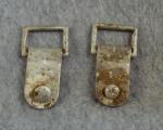 WWII German Helmet Liner Chinstrap Buckles