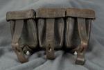 WWII German K98 Three Pocket Ammo Pouch 1936