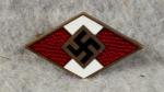 WWII HJ Hitler Youth Members Pin Diamond