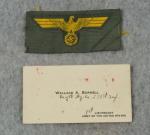 WWII German Coastal Artillery Cap Eagle Insignia