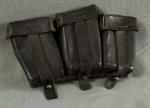 WWII German K98 Three Pocket Ammo Pouch 1944