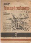 German Book Deutsche Kriegsopferversorgung 1934