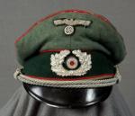 WWII German Artillery Officer Visor Cap 