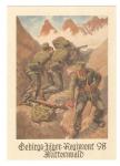 WWII Gebirgsjager Regiment 98 Mittenwald Postcard