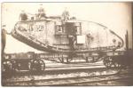 WWI Photo Postcard German Armored Tank