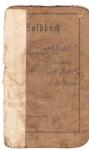 WWI German Soldbuch Field Artillery Regiment 6