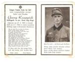 WWII German Remembrance Death Card POW