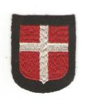 Waffen SS Danish Volunteer Sleeve Shield Insignia