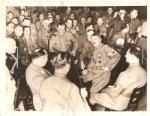 WWII Press Photo Hitler Goebbles and Hess