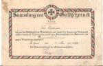WWI German Gold for Iron Certificate Document 1917